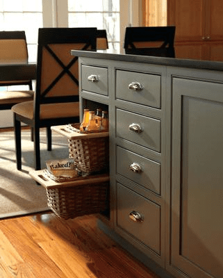 gray cabinets